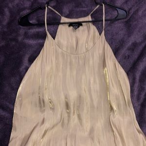 Silky light mint green top